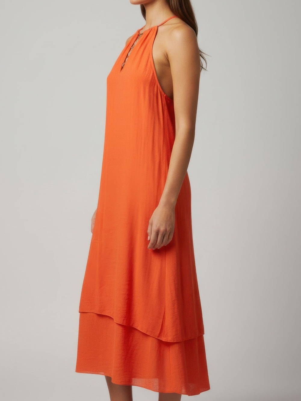 Mlle Gabrielle Solid Sleeveless Dress - Picture 2 of 3